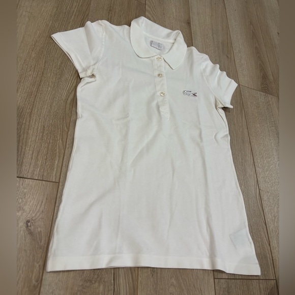Lacoste white Polo Shirt with Logo - Picture 3 of 5